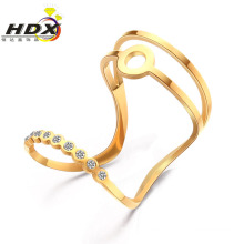 Anillos de acero inoxidable señoras anillos de moda anillo de diamantes de joyería (hdx1152)